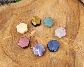 Flower Chakra Stones Gemstones Set 7 Chakras Aventurine Amethyst Jade Jasper Sodalite Rock Crystal Tiger Eye Talisman