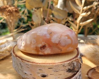 Cherry Blossom Agate Flowers Agate Sakura Flower Cherry Stone Gemstone Hand Flatterer