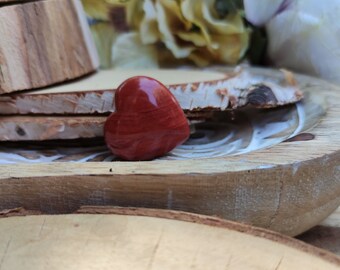 Jasper Heart Gemstone Talisman