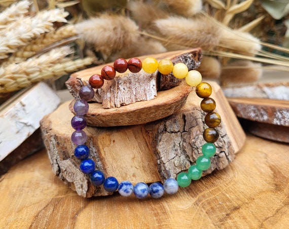 7 Gemstone Bracelet Chakra Pack S / Multi