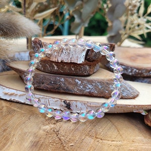 Angel Aura Quartz Bracelet 6 mm Beads