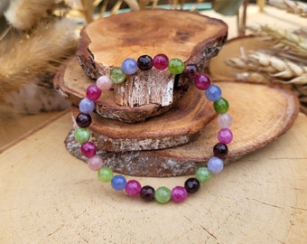Jade bracelet 6 mm beads gemstone bracelet