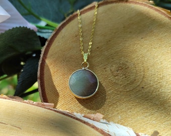 Amazonite Necklace Gold