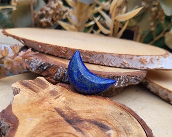 Lapis Lazuli Moon Gemstone Talisman