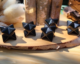 Merkaba Tourmaline Star Merkaba Star Gemstone Talisman Crystal Sacred Geometry