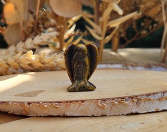 Tiger Eye Angel Crystal Gemstone Talisman