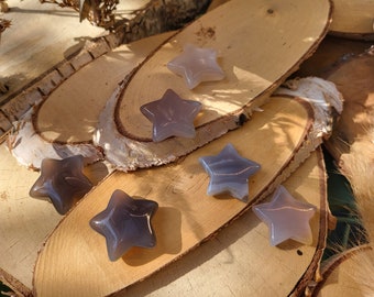 Botswana Agate Star Gemstone Tumbled Stone