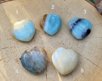 Amazonite Heart Gemstone Talisman
