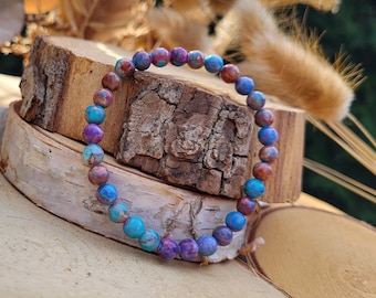 Jasper Bracelet 6 mm Pearl Gemstone Bracelet