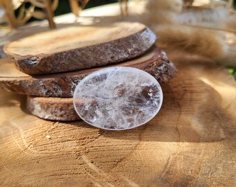 Rock crystal worry stone gemstone hand flatterer Worry Stone