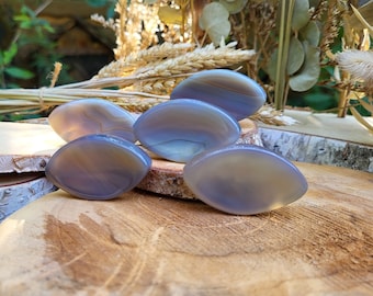 Botswana Agate Worry Stone Gemstone Talisman Palm Stone