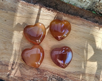 Carnelian Heart Talisman Gemstone Heart