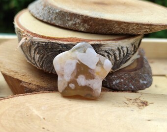 Cherry Blossom Agate Flower Agate Sakura Flower Cherry Star Gemstone Talisman