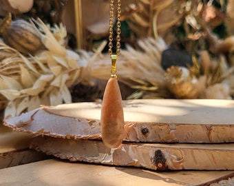 Sunstone drop necklace gold gemstone necklace gemstone