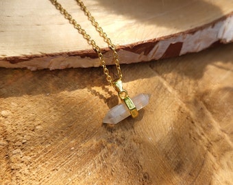 Cherry Blossom Agate Flower Agate Sakura Flower Cherry Lace Double Ended Chain Gold Cherry Blossom
