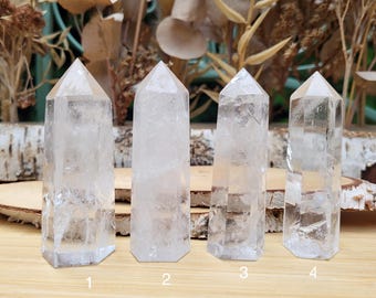 Rock crystal obelisk rock crystal tower gemstone crystal