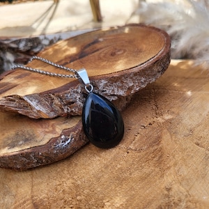 Ciondolo a goccia con pietra preziosa in argento 925: piccolo ciondolo (12 x 5 mm) - Italia