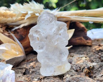 Rock Crystal Ganesha Figure Lord Ganesha Statue