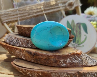 Turquoise Worry Stone Gemstone Talisman