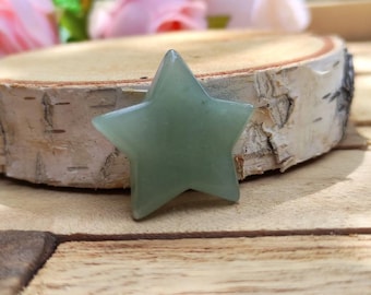 Aventurine Star Gemstone Worry Stone