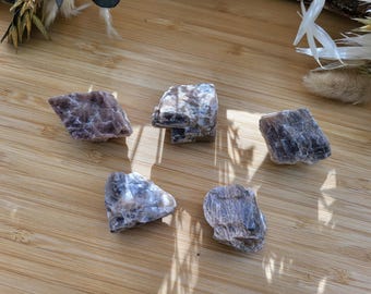 Moonstone raw stone crystal gemstone worry stone