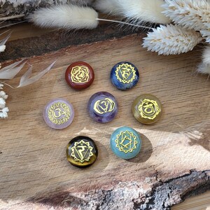 Chakra Steine Set Edelsteine Set 7 Chakren Sodalith Jaspis Aventurin Jade Amethyst Rosenquarz Tigerauge