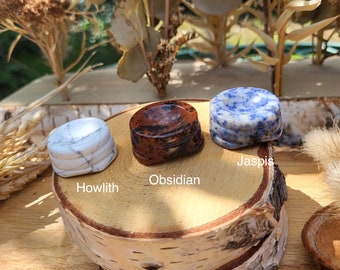 Ball Stand Howlite Obsidian Jasper Stand for Gemstone Balls Ball Holder Gemstone Ball Crystal Ball Stand Display