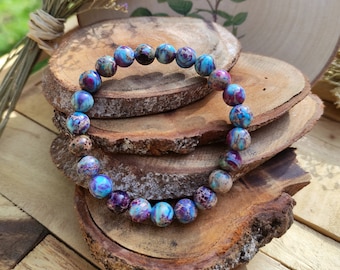 Jasper bracelet 8 mm beads