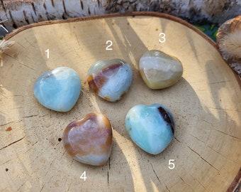 Amazonite Heart Gemstone Talisman