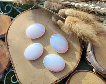 Moonstone gemstone palm stone