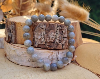 Labradorite bracelet 8 mm beads gemstone bracelet