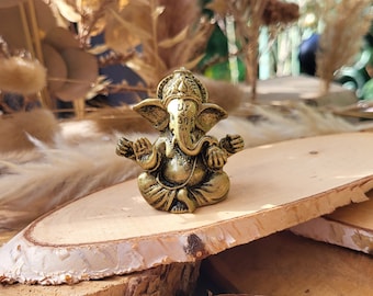 Ganesha Figurine Bronze Lord Ganesha Statue Good Luck Wealth Prosperity