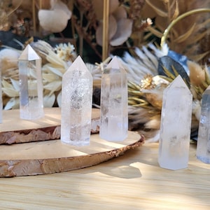 Rock crystal obelisk rock crystal tower gemstone crystal