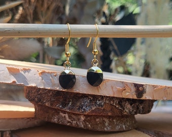 Earrings tourmaline earrings gold gemstone earrings