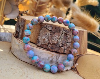 Jasper Bracelet 8 mm Pearl Gemstone Bracelet