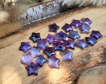 Amethyst Star Gemstone Palm Stone Star Small Star