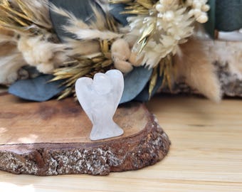 Rock crystal angel crystal gemstone palm stone
