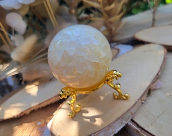 Jade Ball Sphere Gemstone Hand Flatterer Crystal Ball