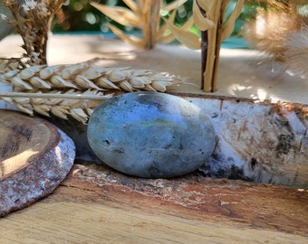 Labradorite palm stone pocket stone worry stone gemstone hand flatterer
