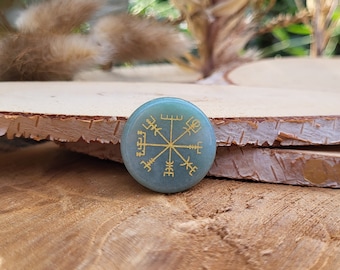 Aventurine Compass Gemstone Talisman