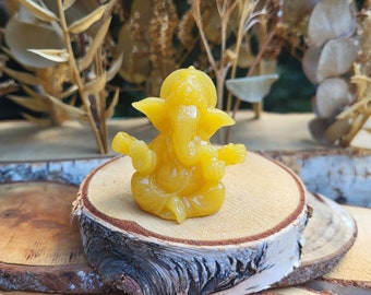 Ganesha Figure Yellow Lord Ganesha Statue