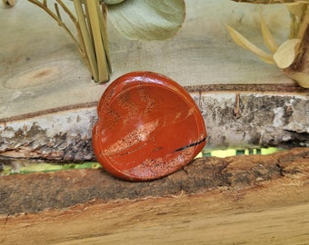 Jasper Worry Stone Heart Gemstone Talisman