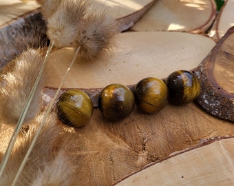 Tiger Eye Ball Gemstone Talisman