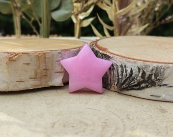 Jade Star Pink Gemstone Talisman