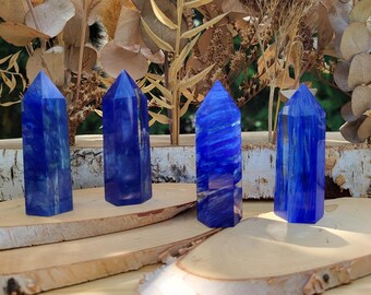 Agate Obelisk Blue Agate Tower Gemstone Crystal