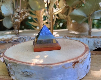 Chakra Pyramid Gemstone Amethyst Jasper Sodalite Tiger Eye Aventurine Jade Lapis Lazuli Talisman 7 Chakras