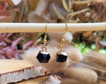 Earrings Tourmaline Earrings Gold Gemstone Earrings Star Cut