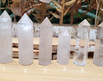 Rock crystal obelisk rock crystal tower gemstone crystal