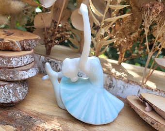 Yoga Woman Figure Yoga Girl Statue Decoration Ceramic Dancer Ballerina