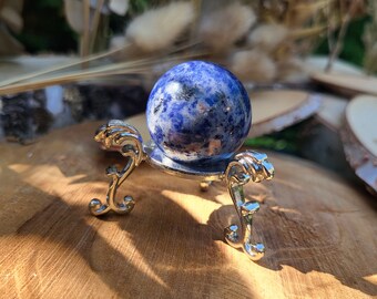 Sodalite Ball Sphere Gemstone Hand Flatterer Crystal Ball